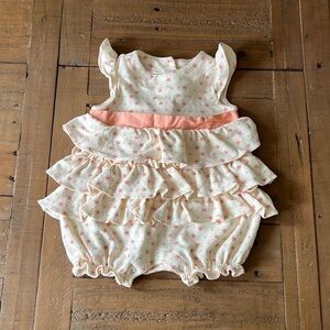 Janie and jack ruffled floral romper